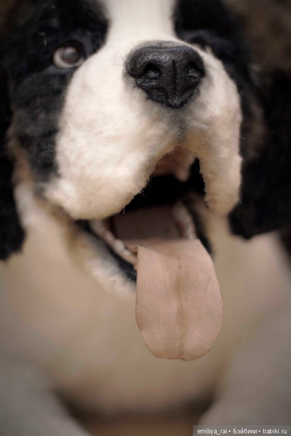 Сенбернар. Живая игрушка — Авторские мишки Тедди и друзья: фото (фото 9)