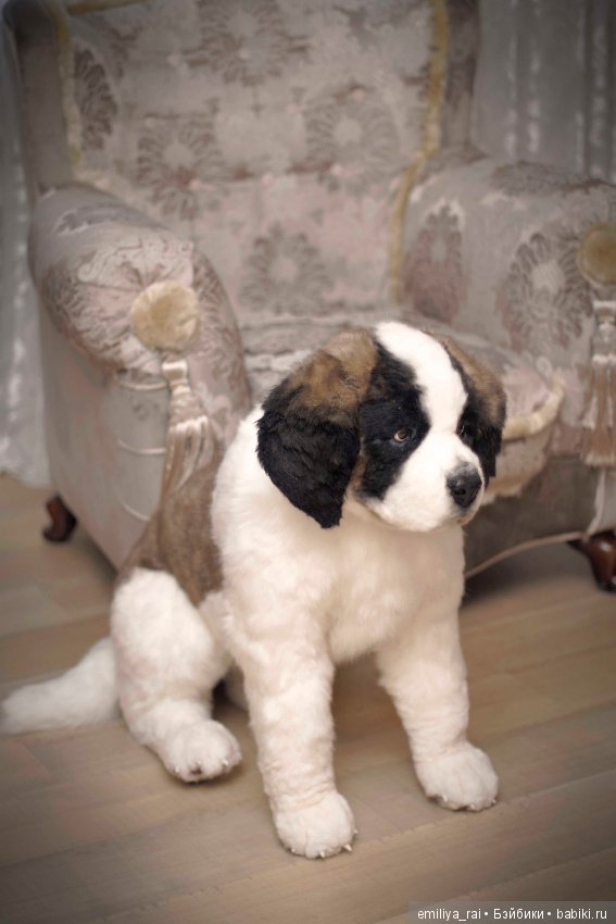 Сенбернар. Живая игрушка — Авторские мишки Тедди и друзья: фото