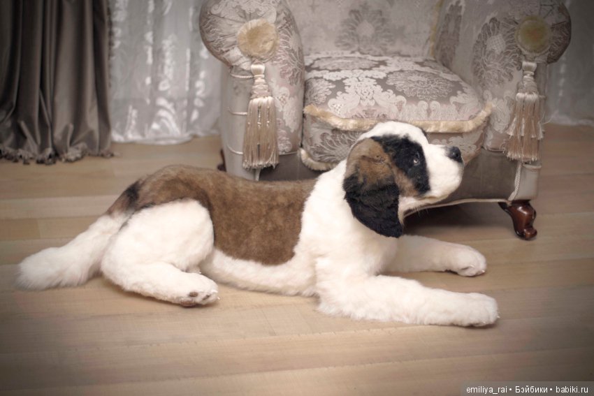 Сенбернар. Живая игрушка — Авторские мишки Тедди и друзья: фото