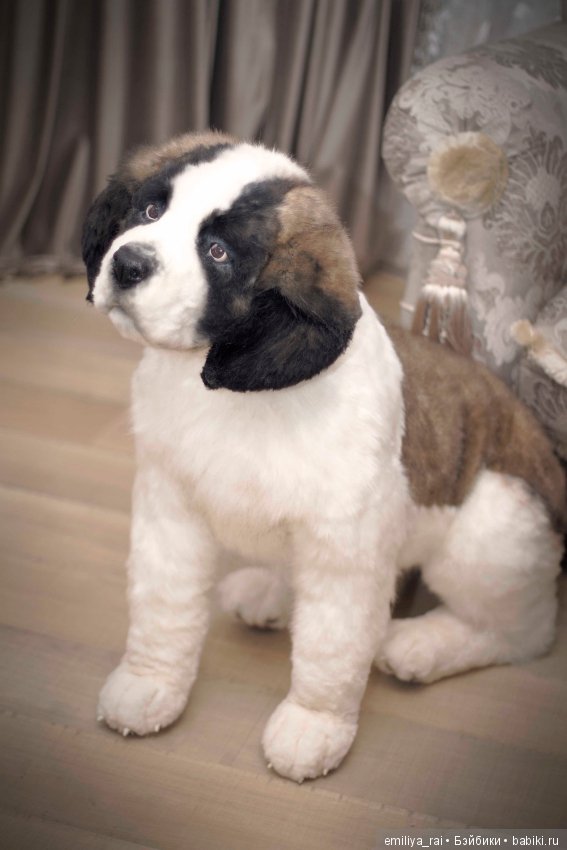 Сенбернар. Живая игрушка — Авторские мишки Тедди и друзья: фото