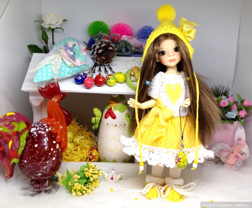 Скоро Пасха. Поделимся идеями нарядов для кукол и идеями декорирования интерьера