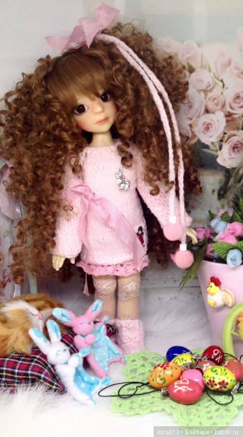 Скоро Пасха. Поделимся идеями нарядов для кукол и идеями декорирования интерьера