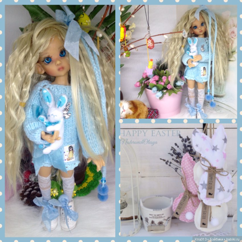 Скоро Пасха. Поделимся идеями нарядов для кукол и идеями декорирования интерьера