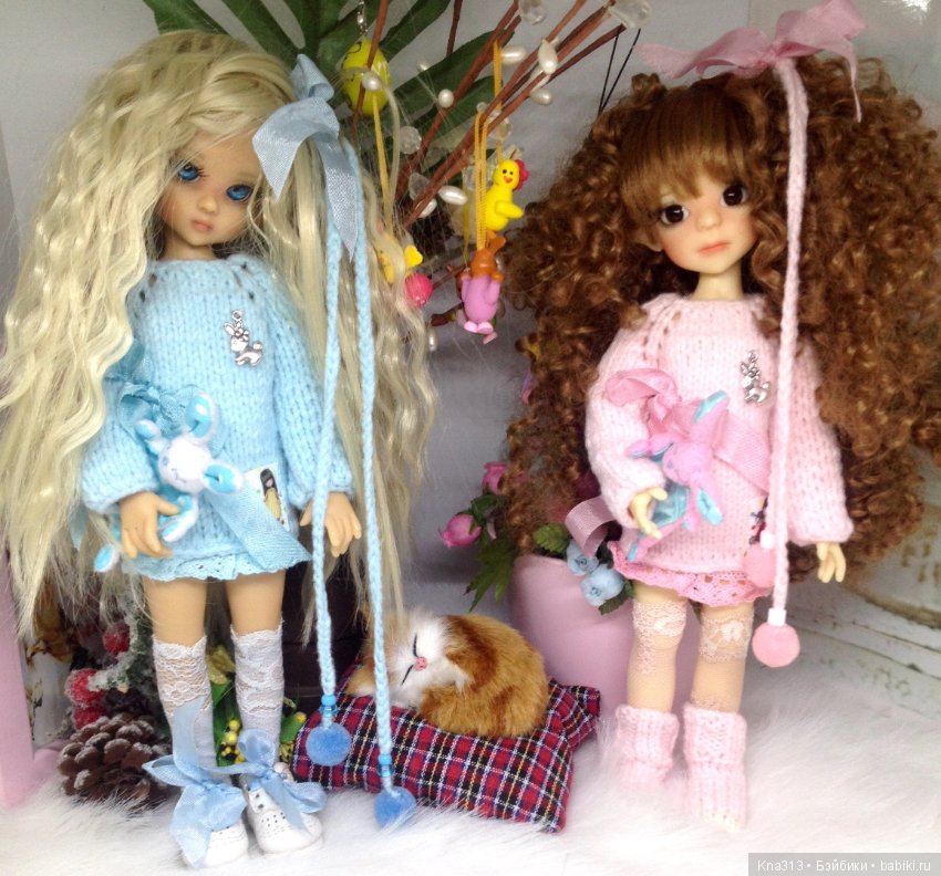 Скоро Пасха. Поделимся идеями нарядов для кукол и идеями декорирования интерьера