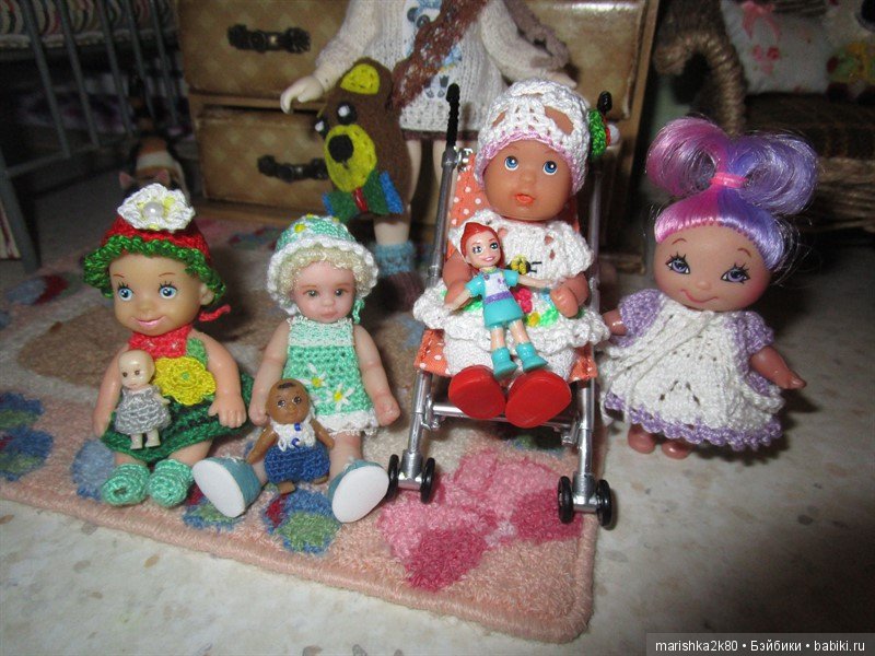 Кучка малышей до 7 см — Мини