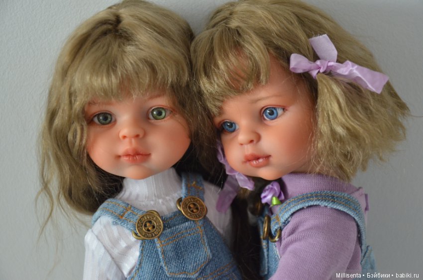 Две сестрёнки. ООАК куколок Paola Reina