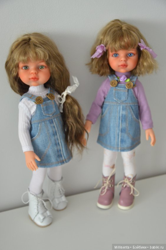 Две сестрёнки. ООАК куколок Paola Reina (фото 5)