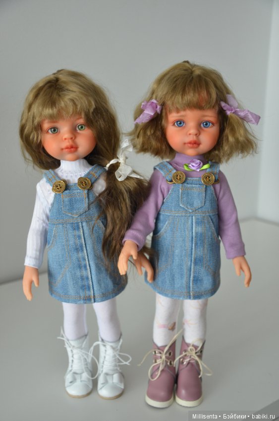 Две сестрёнки. ООАК куколок Paola Reina (фото 9)