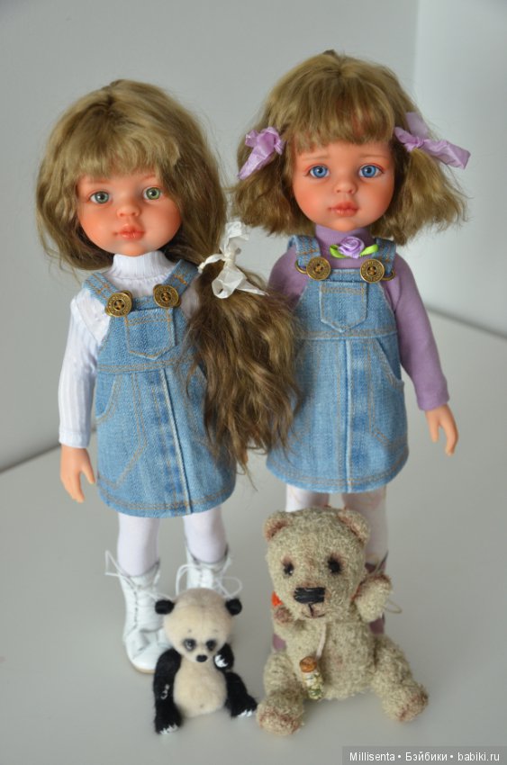 Две сестрёнки. ООАК куколок Paola Reina (фото 10)
