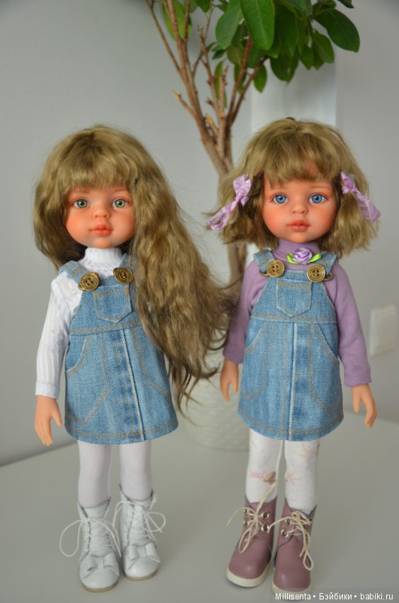 Две сестрёнки. ООАК куколок Paola Reina