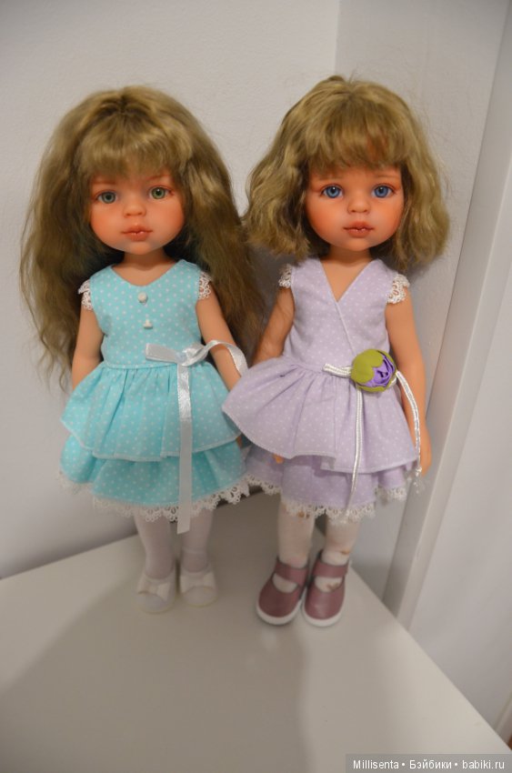 Две сестрёнки. ООАК куколок Paola Reina