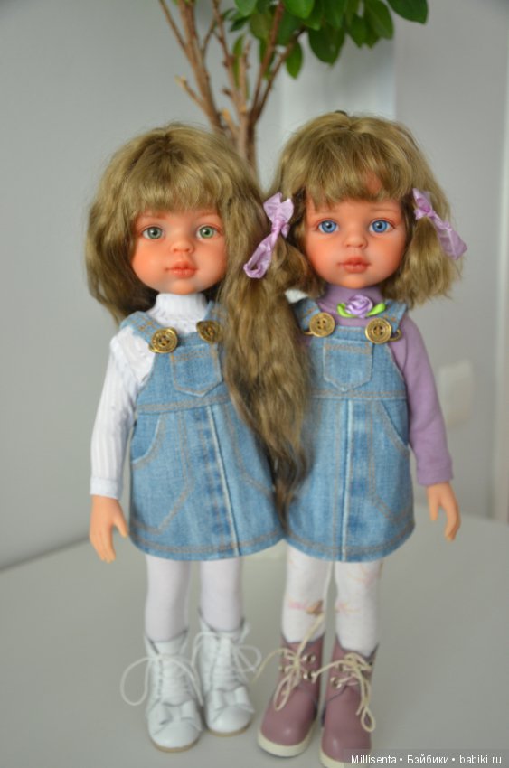 Две сестрёнки. ООАК куколок Paola Reina