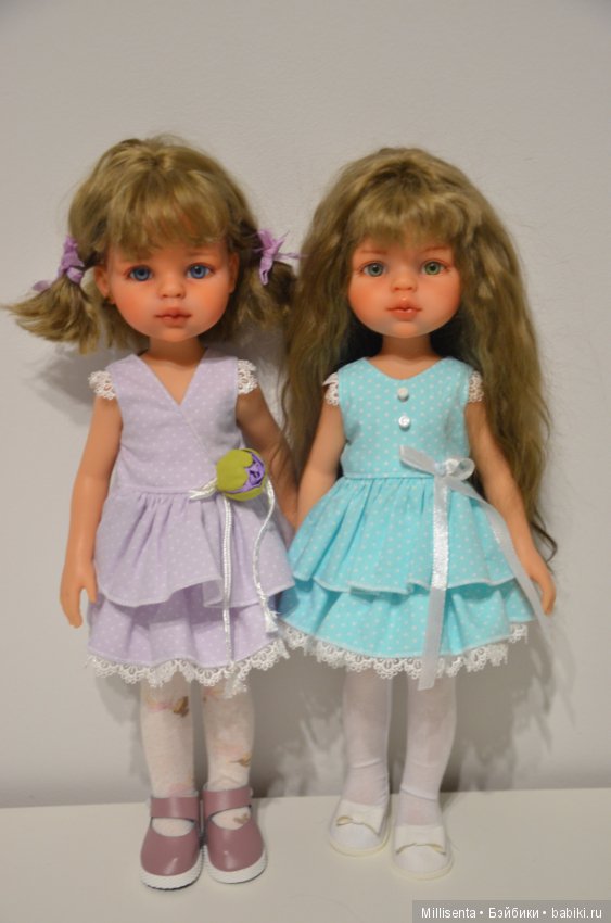 Две сестрёнки. ООАК куколок Paola Reina