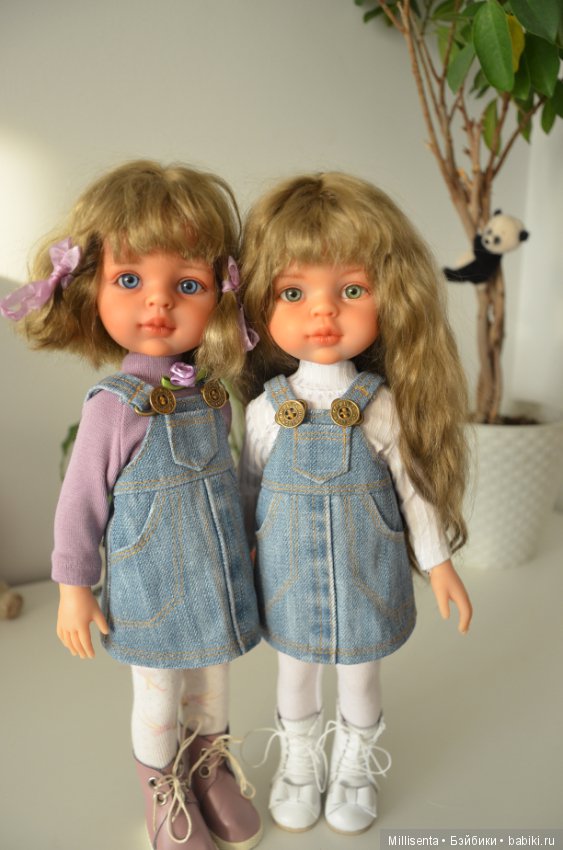 Две сестрёнки. ООАК куколок Paola Reina