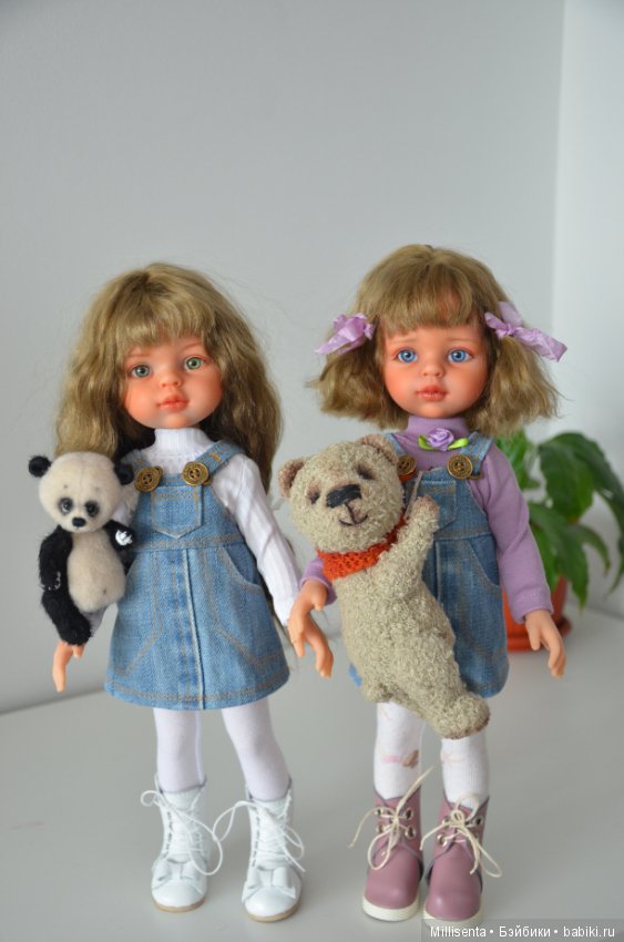 Две сестрёнки. ООАК куколок Paola Reina (фото 7)