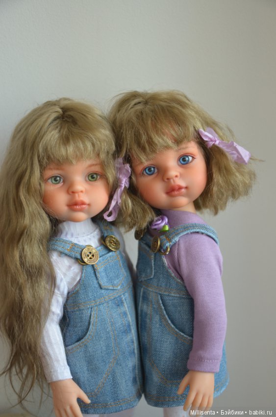 Две сестрёнки. ООАК куколок Paola Reina