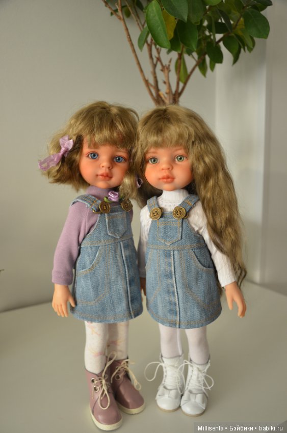 Две сестрёнки. ООАК куколок Paola Reina