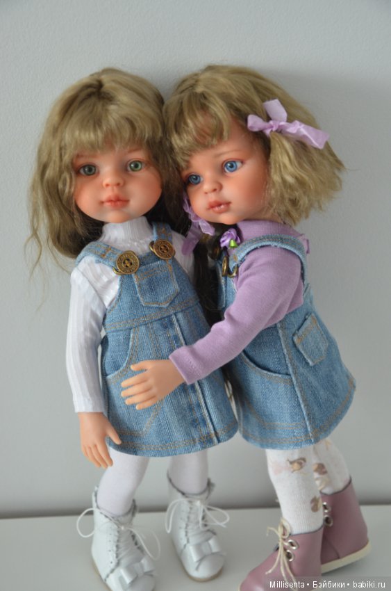 Две сестрёнки. ООАК куколок Paola Reina