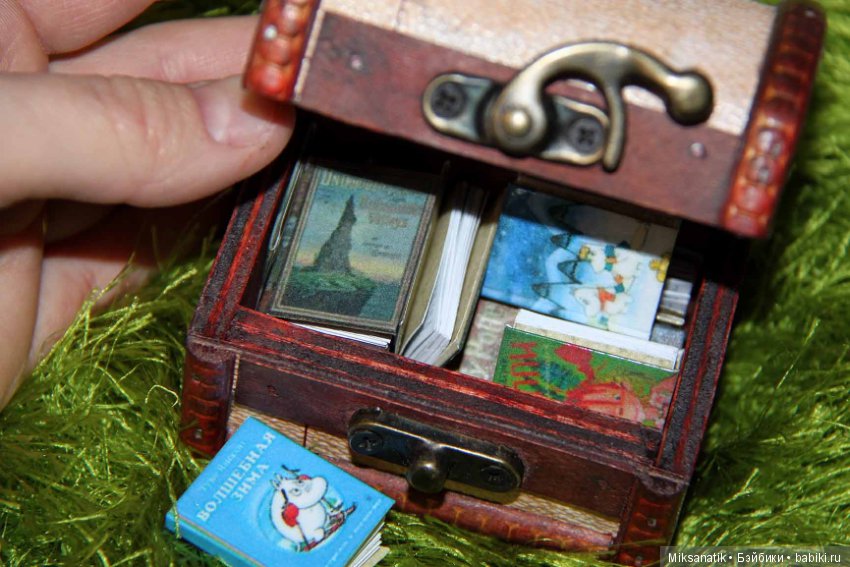 Миниатюрные книги и зверята