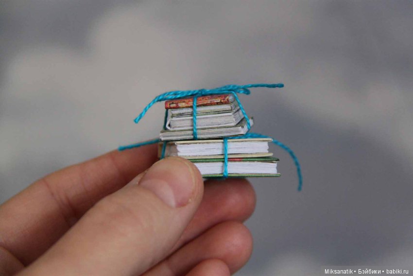 Миниатюрные книги и зверята