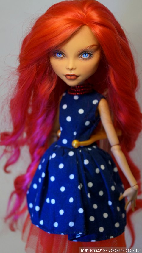 Леди в стиле Pin-up — ООАК Monster High и Ever After High: репейнт (фото 7)