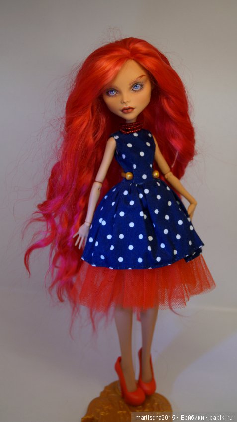 Леди в стиле Pin-up — ООАК Monster High и Ever After High: репейнт (фото 5)