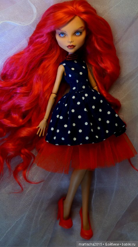 Леди в стиле Pin-up — ООАК Monster High и Ever After High: репейнт (фото 3)
