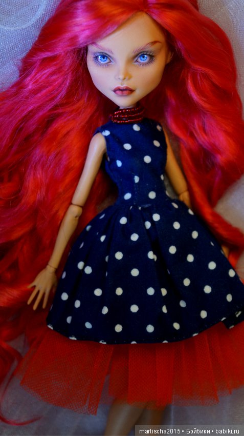 Леди в стиле Pin-up — ООАК Monster High и Ever After High: репейнт (фото 4)