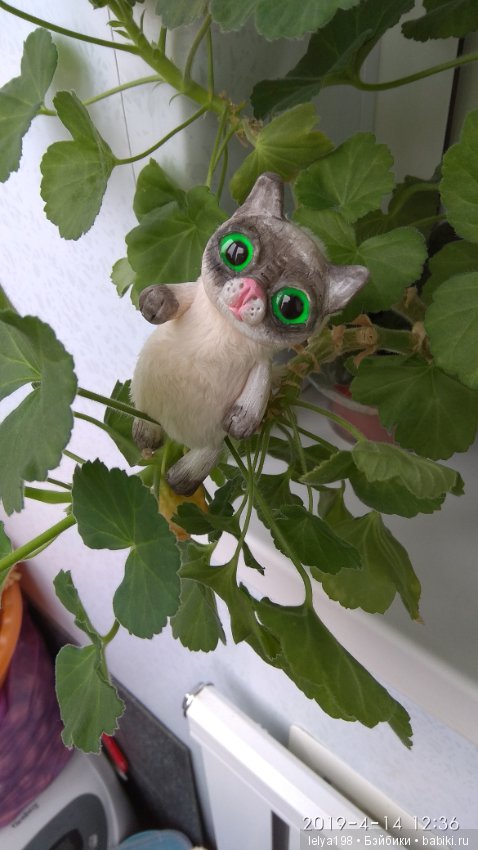 Котики проказники — Игрушки в смешанной технике (мех и глина): Арт (фото 7)