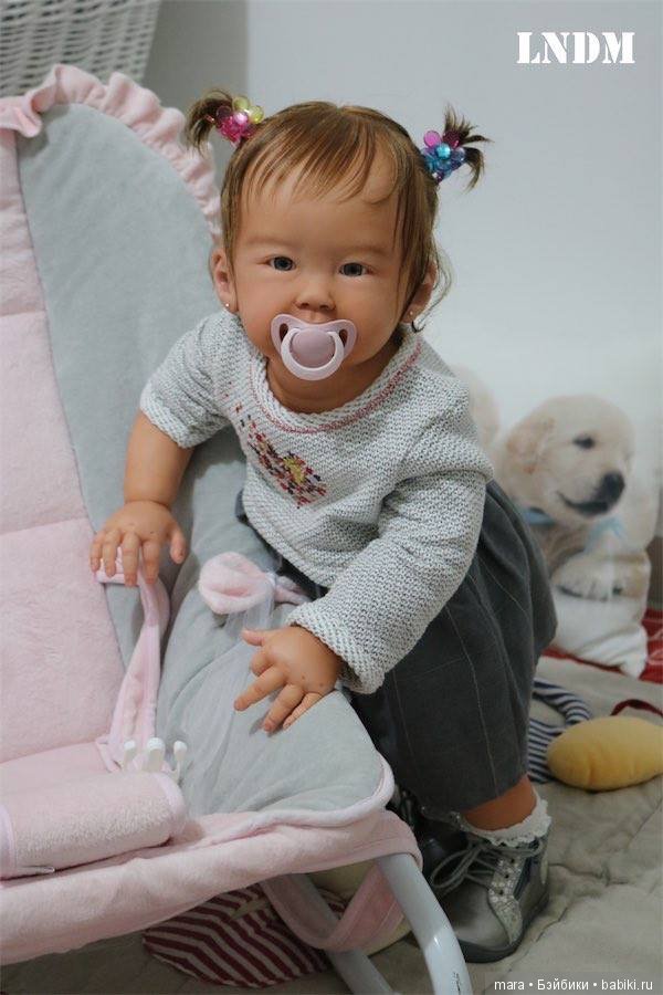 Кукла реборн из молда Teegan скульптора Ping Lau, автор прототипа Marie Metayer