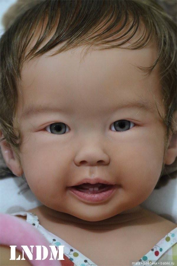 Кукла реборн из молда Teegan скульптора Ping Lau, автор прототипа Marie Metayer