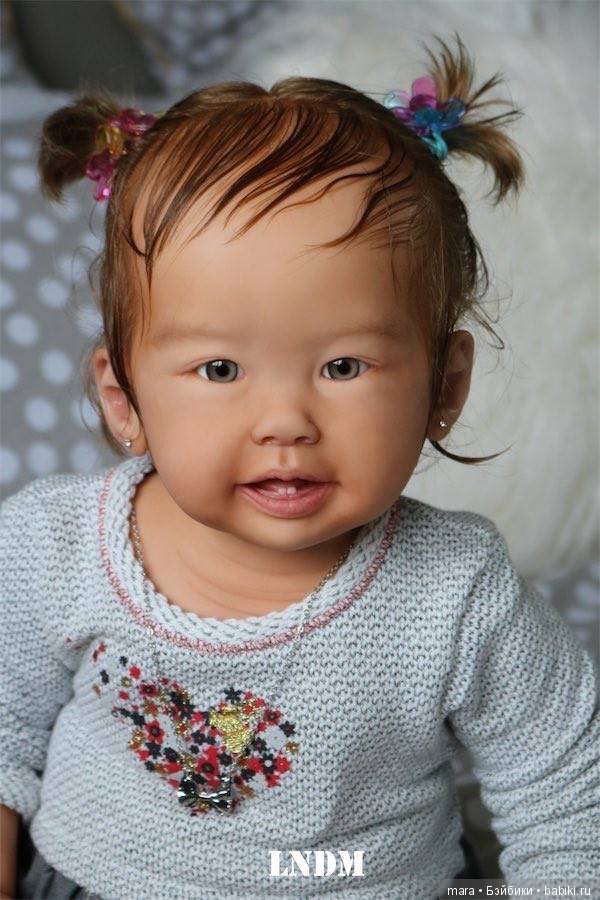 Кукла реборн из молда Teegan скульптора Ping Lau, автор прототипа Marie Metayer