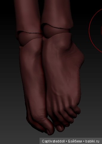 Авторская шарнирная кукла в Zbrush. Автор Юлия Нечаева (фото 9)