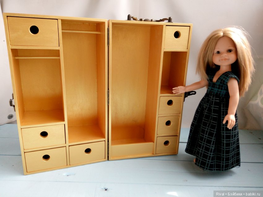 Шкаф - бокс для кукол — Мебель для кукол и домиков: фото