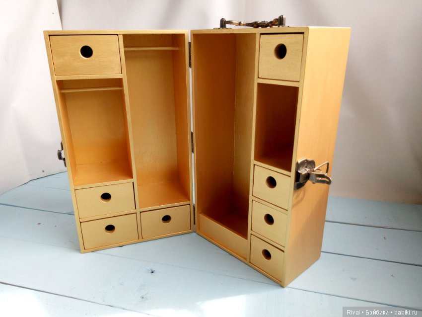 Шкаф - бокс для кукол — Мебель для кукол и домиков: фото