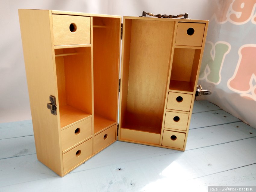 Шкаф - бокс для кукол — Мебель для кукол и домиков: фото