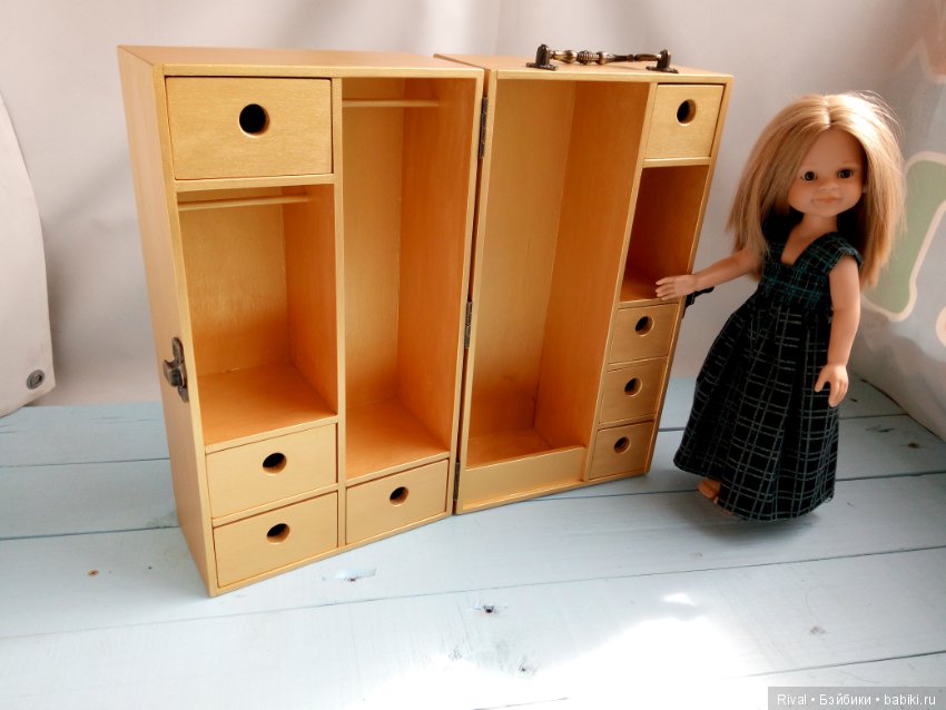 Шкаф - бокс для кукол — Мебель для кукол и домиков: фото