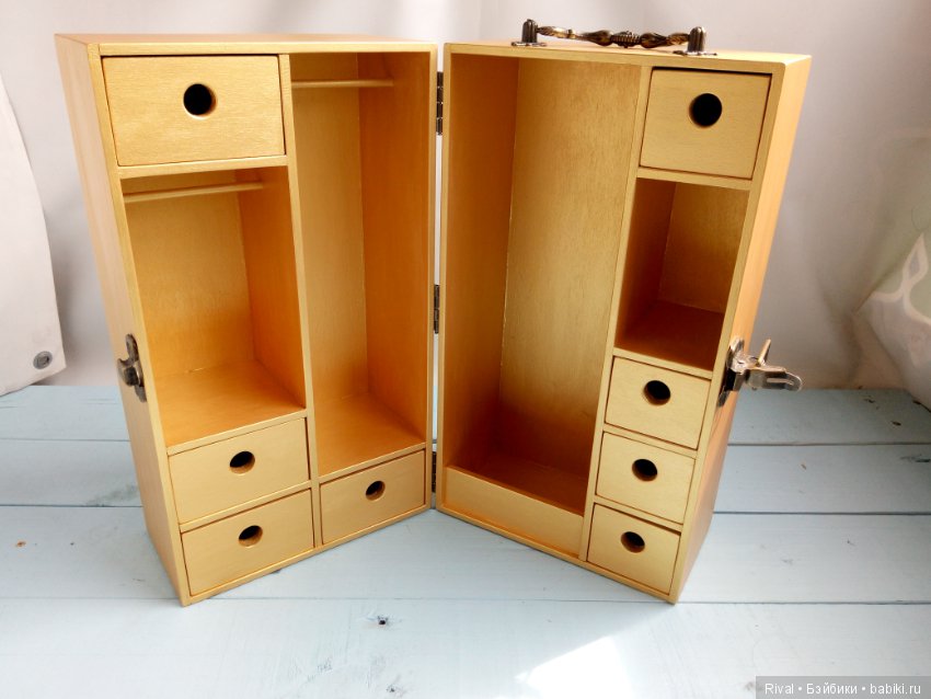 Шкаф - бокс для кукол — Мебель для кукол и домиков: фото