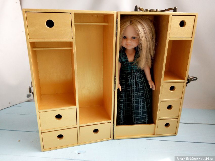 Шкаф - бокс для кукол — Мебель для кукол и домиков: фото (фото 10)
