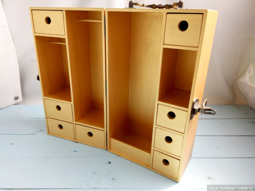 Шкаф - бокс для кукол — Мебель для кукол и домиков: фото