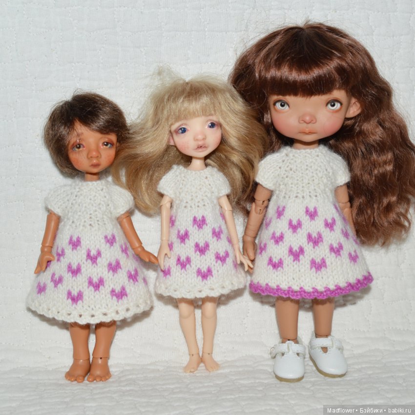 Наномода: платья для крошек 9-16 см (фото 10)