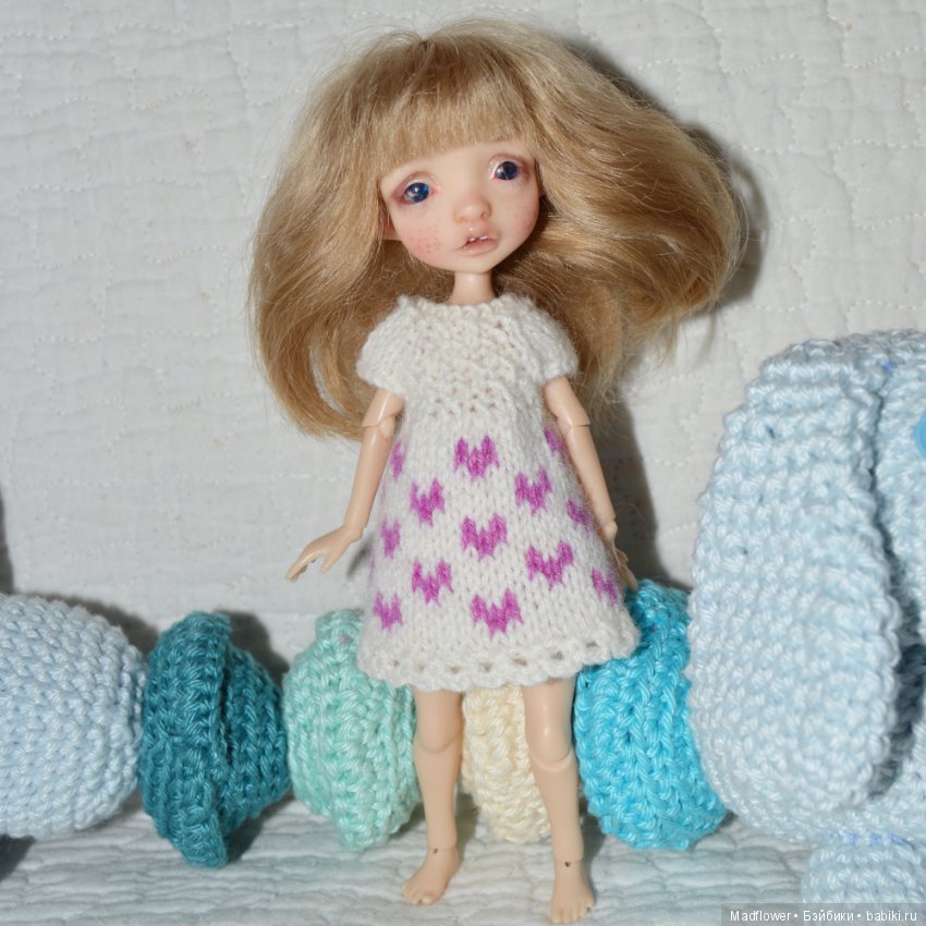 Наномода: платья для крошек 9-16 см