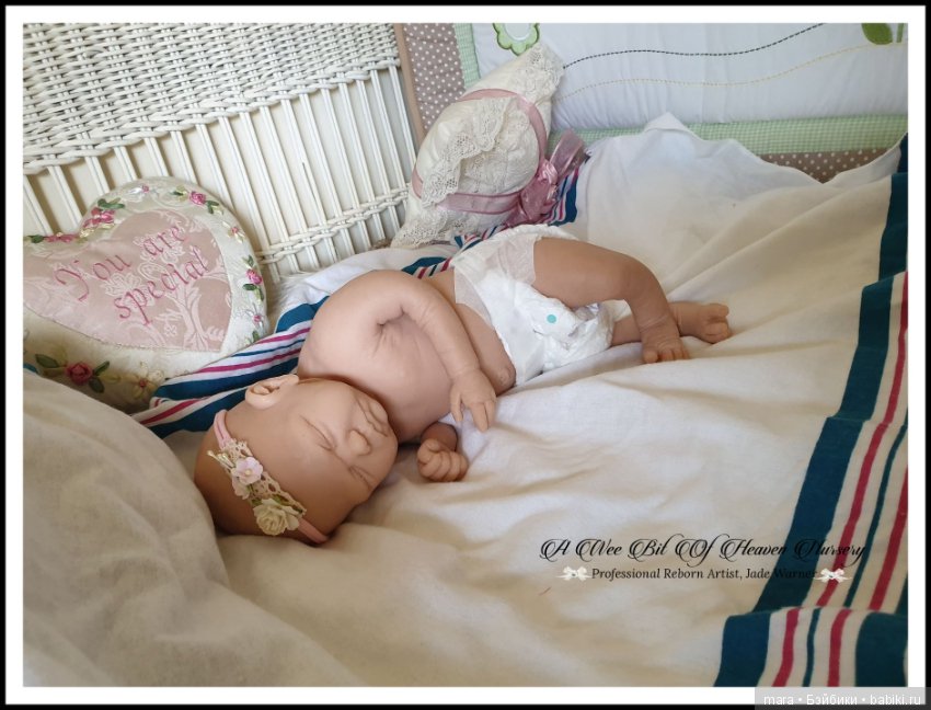 Полностью силиконовый молд для куклы Violet от скульптора Jade Warner