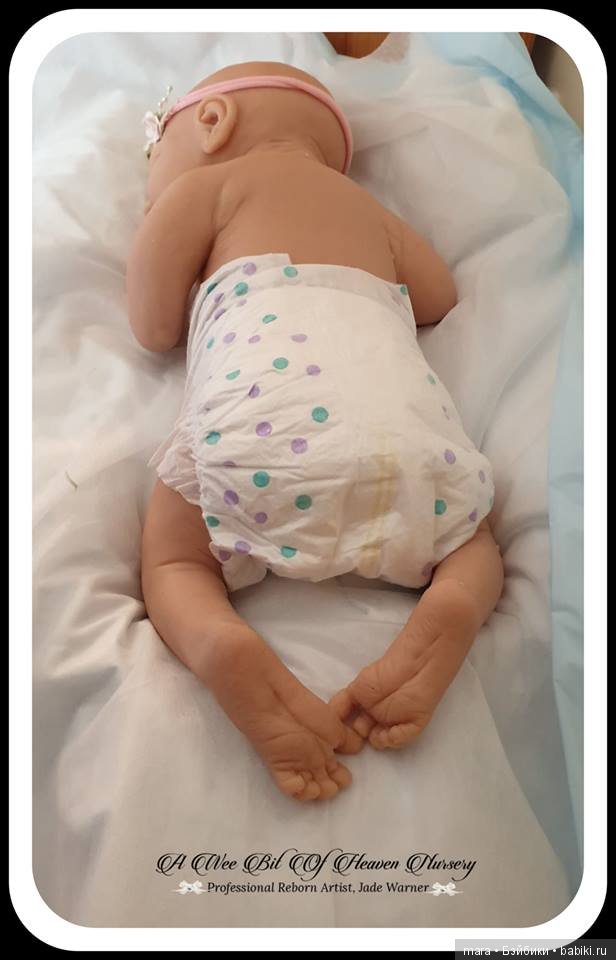 Полностью силиконовый молд для куклы Violet от скульптора Jade Warner (фото 4)