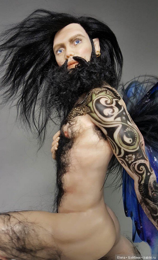 Black Mountain Fairy или Фей черной горы, скульптор Barbara Kee (фото 3)