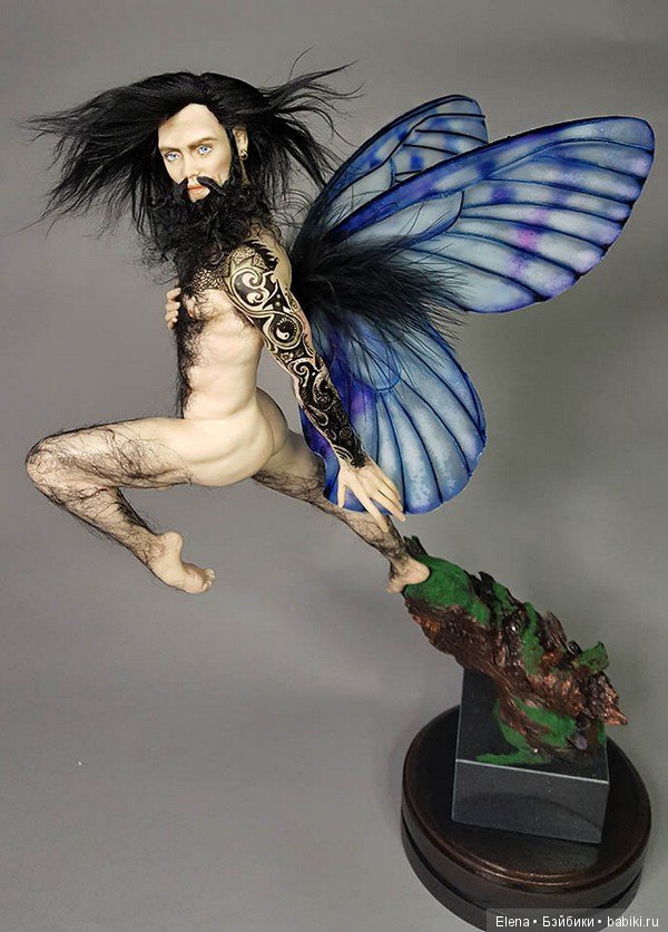 Black Mountain Fairy или Фей черной горы, скульптор Barbara Kee