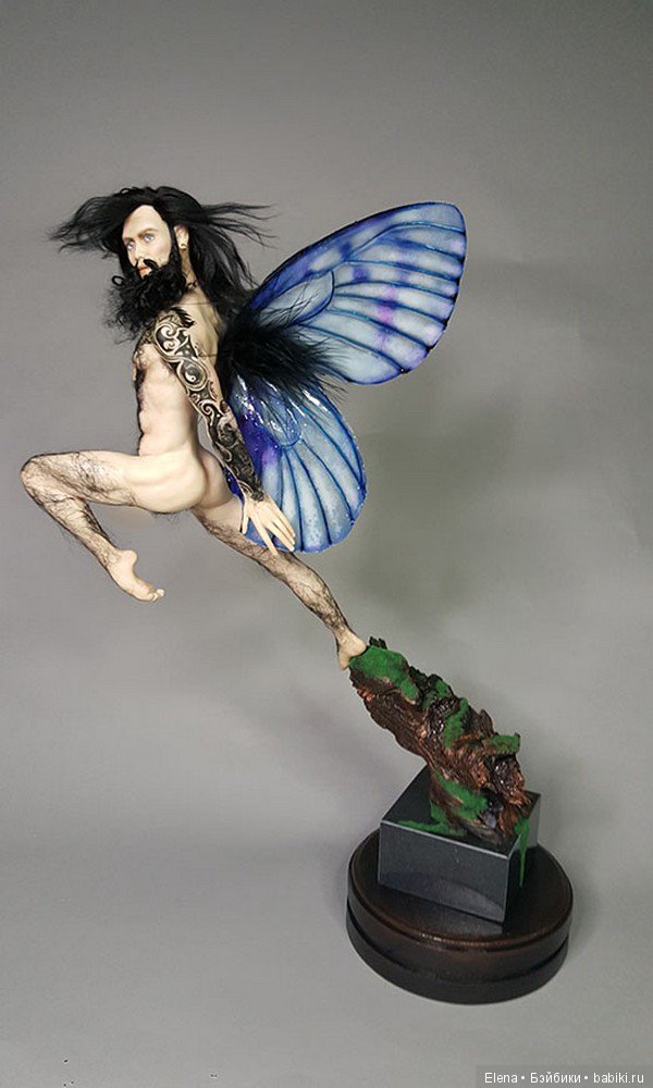 Black Mountain Fairy или Фей черной горы, скульптор Barbara Kee (фото 5)