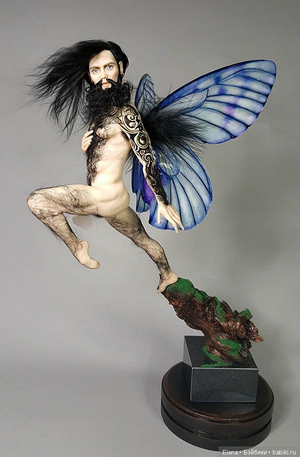 Black Mountain Fairy или Фей черной горы, скульптор Barbara Kee (фото 6)