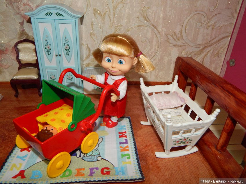 Для чего нужны игрушки — Куклы Маша и Медведь (Simba): Маша в кармашке