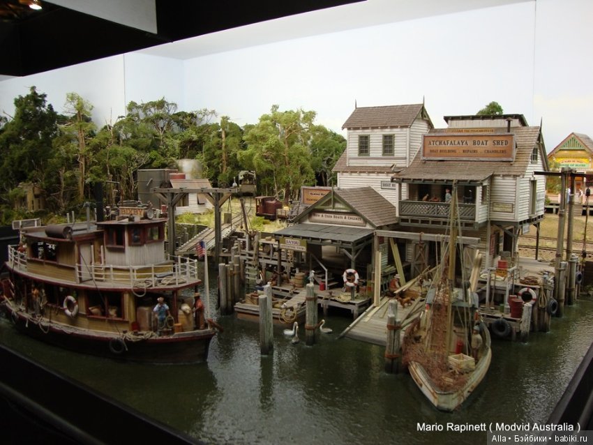 Диорама "Причал" — Румбоксы и кукольные интерьеры: фото (фото 4)